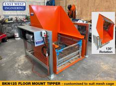 Floor Mounted Box Tipper customised to most applications and bin types