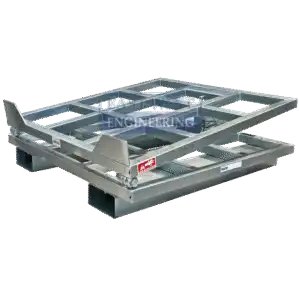 BTS10 IBC Bin Tilter - fork pockets
