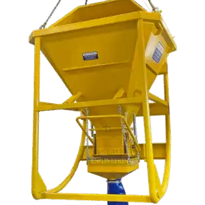 CKROF Concrete Kibble Laydown - Clamshell Gate