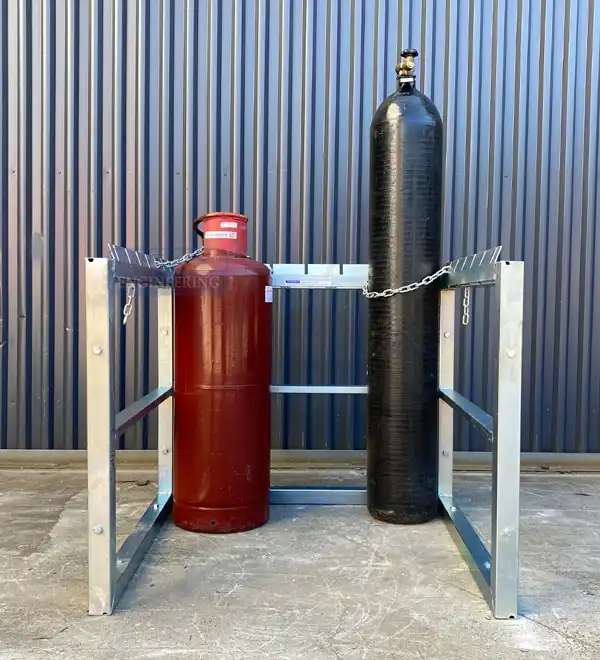GBSR9 Gas Cylinder Storage Rack - 900x900 - Image 2