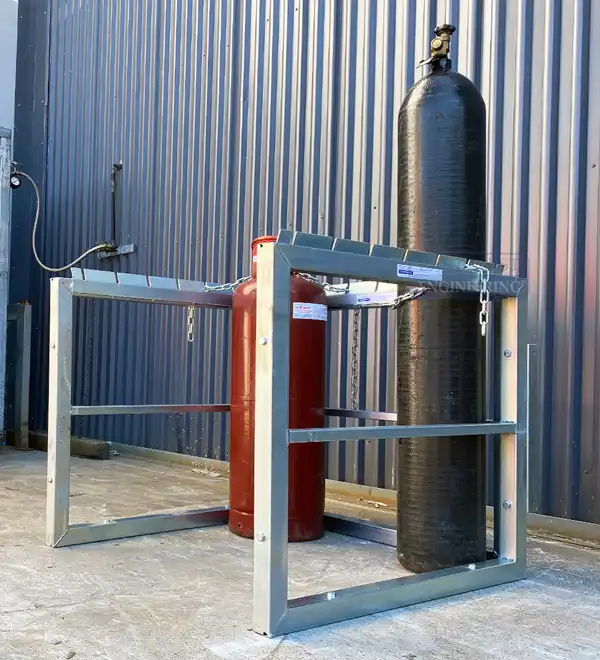 GBSR9 Gas Cylinder Storage Rack - 900x900 - Image 3