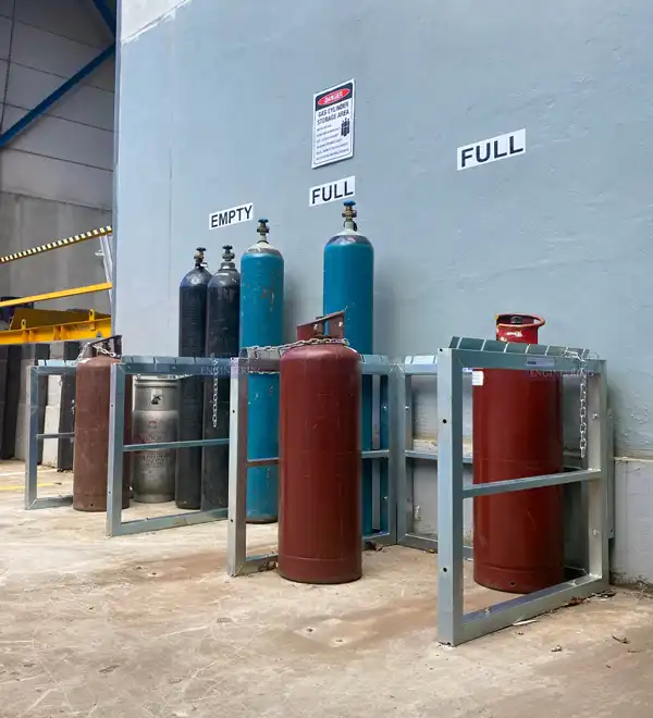GBSR9 Gas Cylinder Storage Rack - 900x900 - Image 5