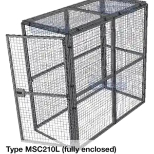 MSC210L Modular Storage Cage - 2100(w)