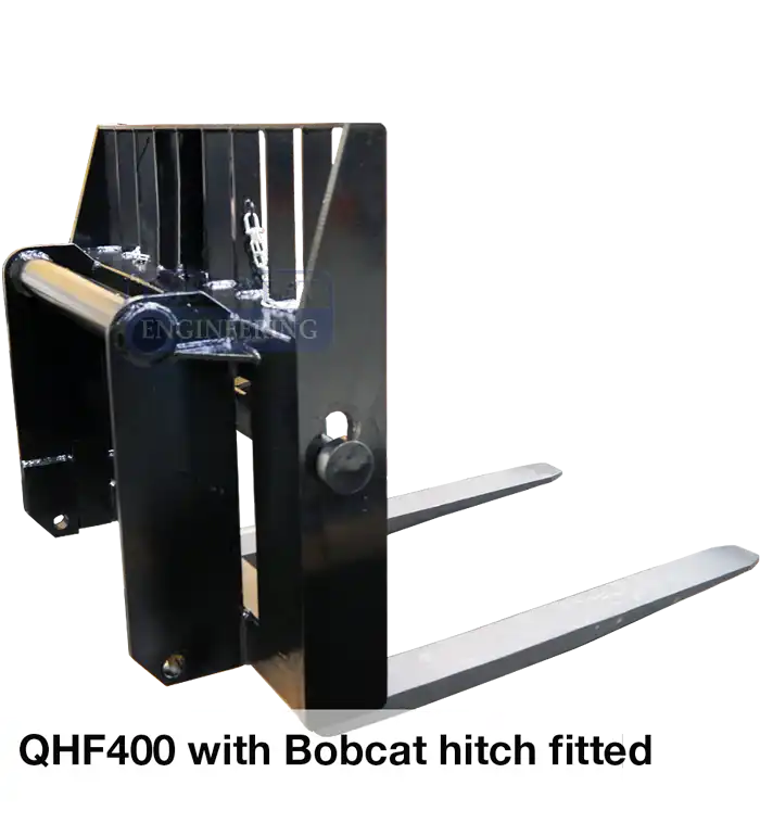 QHF Quick Hitch Floating Carriage and Tine assembly for telehandlers and loader machines