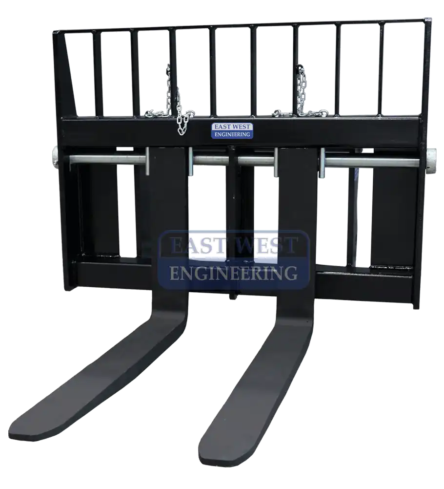 QHF Quick Hitch Floating Carriage and Tine assembly for telehandlers and loader machines