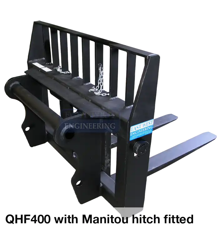 QHF Quick Hitch Floating Carriage and Tine assembly for telehandlers and loader machines